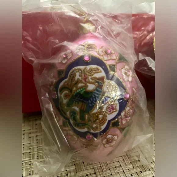 Joan Rivers Faberge Egg Ornaments Set of 4 NWT - Picture 11 of 15